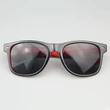 Personalized Two Tone Sunglasses - Red And Black 