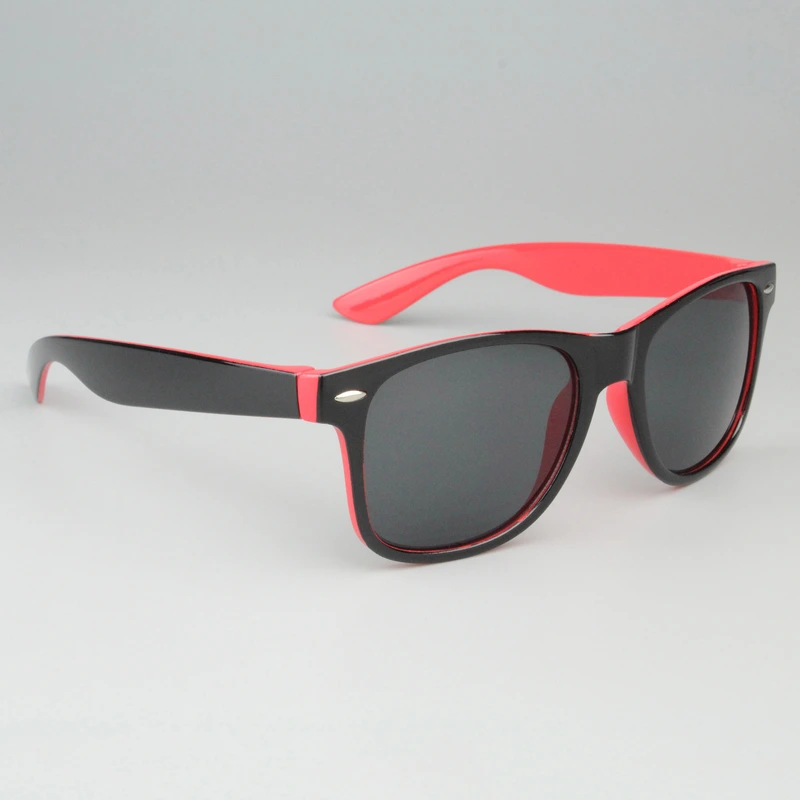 Personalized Two Tone Sunglasses - Red And Black 