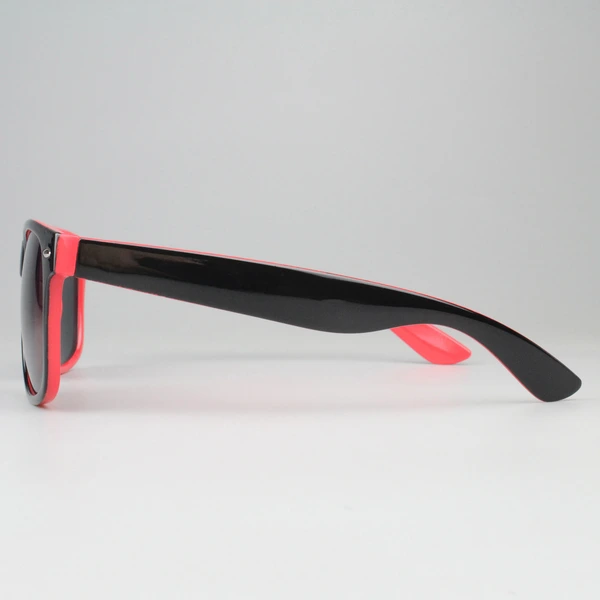 Personalized Two Tone Sunglasses - Red And Black 