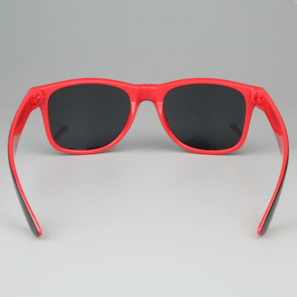 Personalized Two Tone Sunglasses - Red And Black 