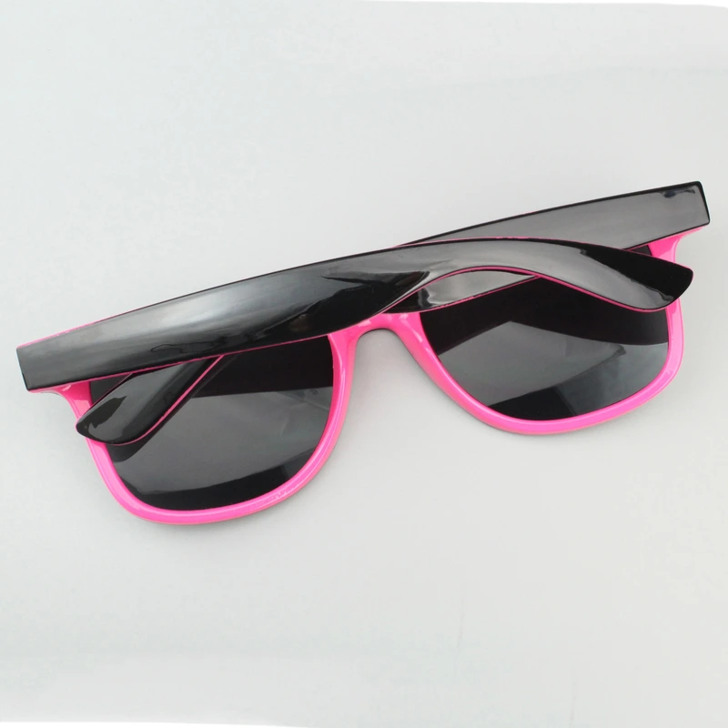 Personalized Two Tone Sunglasses -Pink And Black 