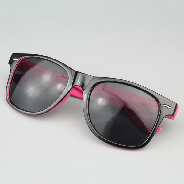 Personalized Two Tone Sunglasses -Pink And Black 