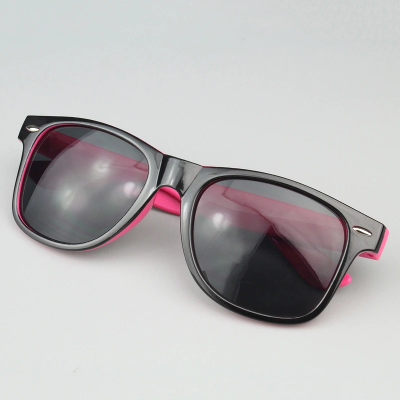 Personalized Two Tone Sunglasses -Pink And Black 