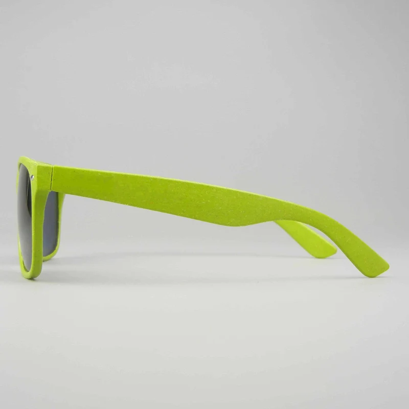 Grass Green Straw Sunglasses