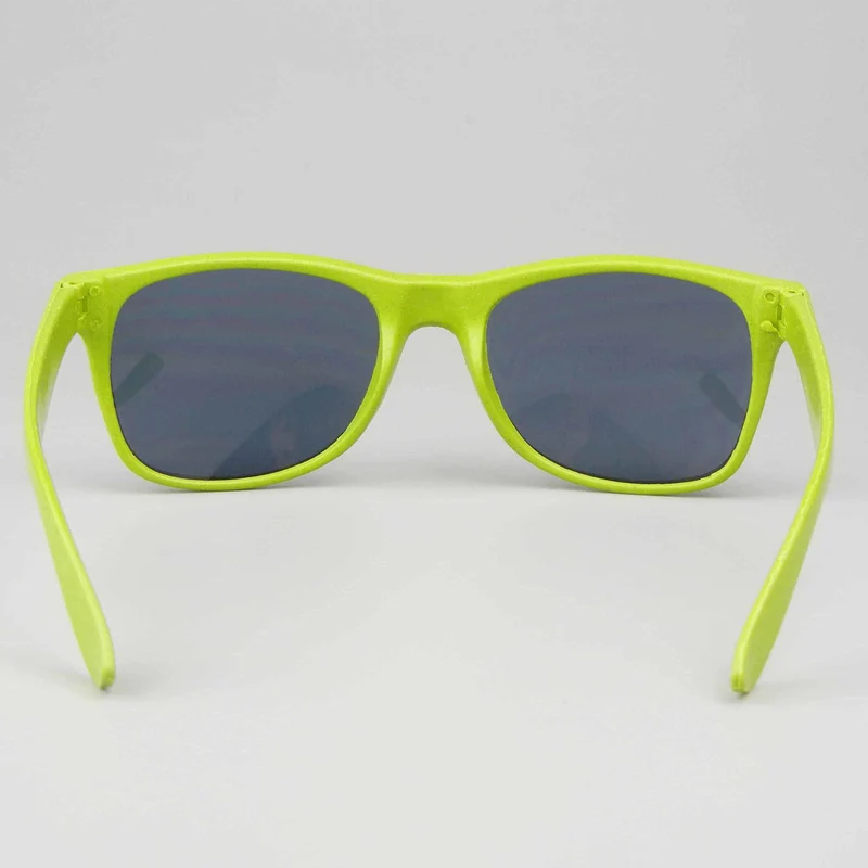 Grass Green Straw Sunglasses