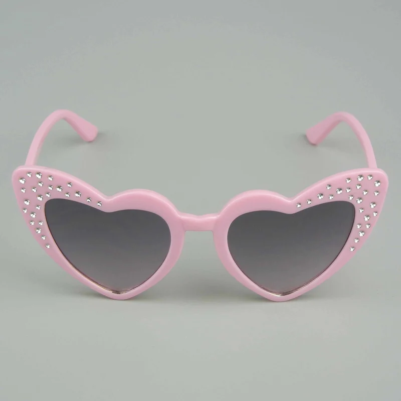 Children's Sunglasses With Diamond Heart