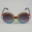 Diamond Round Floral Children's Sunglasses 
