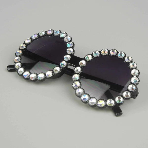 Diamond Round Floral Children's Sunglasses 