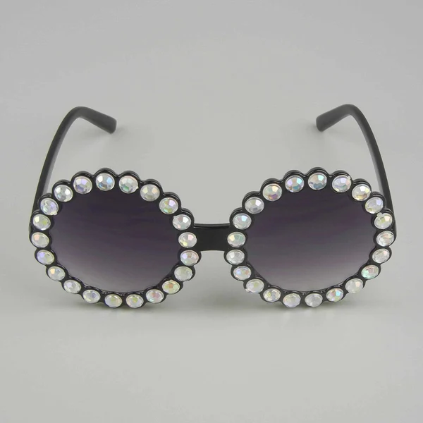 Diamond Round Floral Children's Sunglasses 