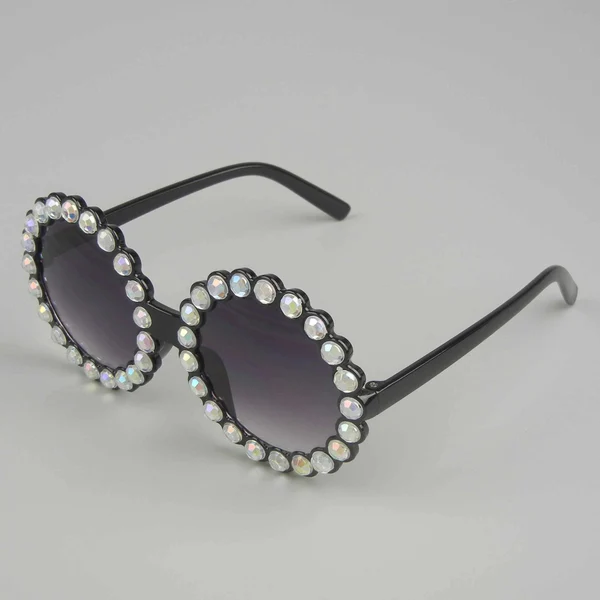 Diamond Round Floral Children's Sunglasses 