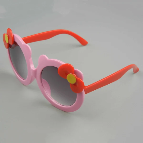Bow Bear Round Frame Children Sunglasses