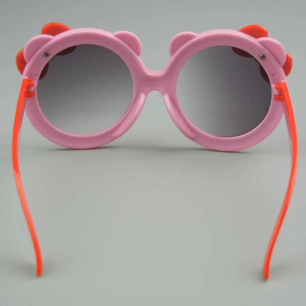 Bow Bear Round Frame Children Sunglasses
