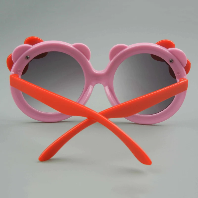 Bow Bear Round Frame Children Sunglasses