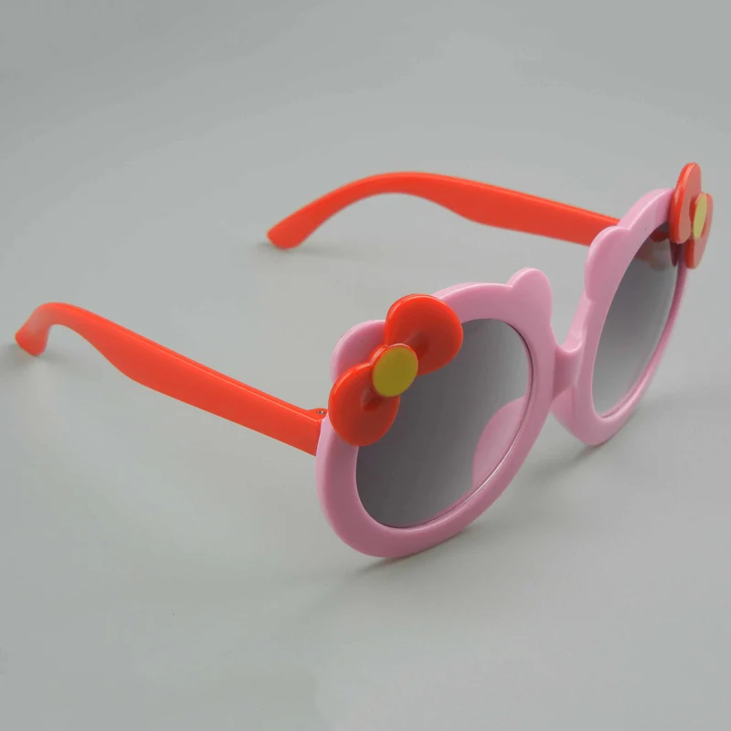 Bow Bear Round Frame Children Sunglasses