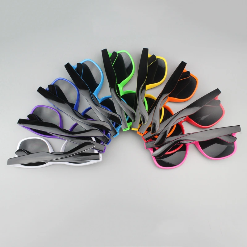 Black Heat Transfer Sunglasses On The Outside