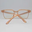Translucent Orange Square Framed sunglasses