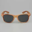 Brown Wood Grain Heat Transfer Sunglasses