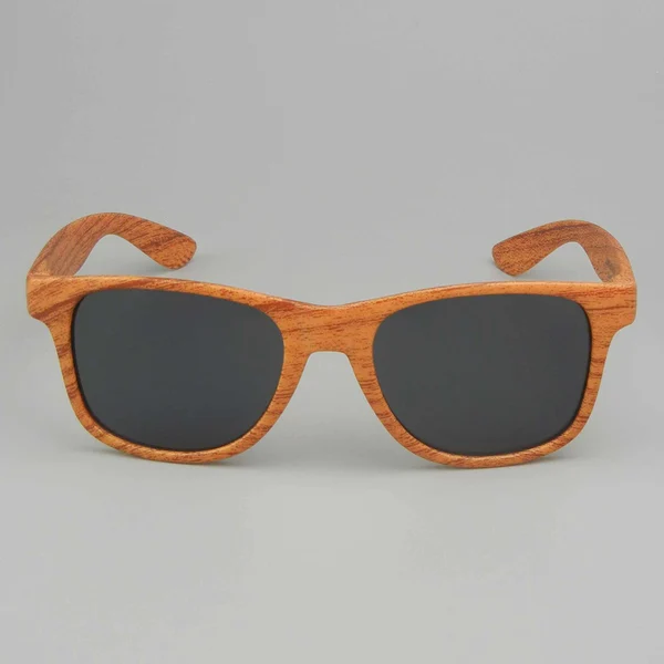 Brown Wood Grain Heat Transfer Sunglasses