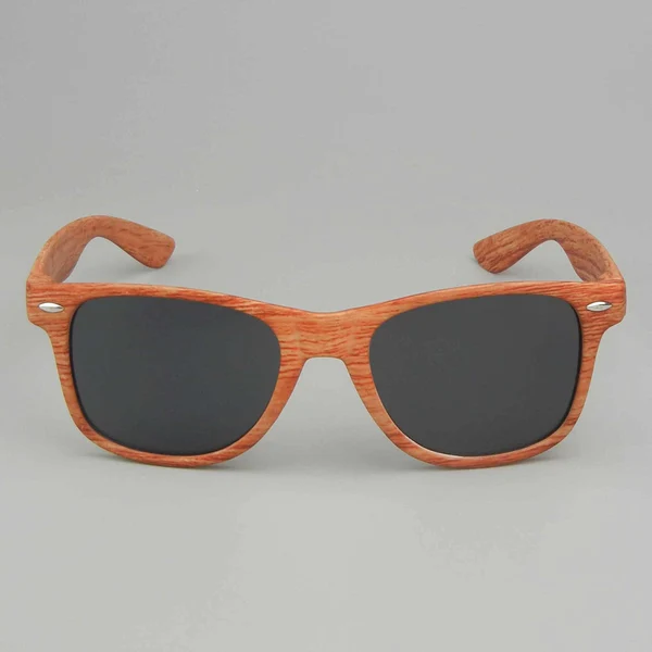 Brown Wood Grain Heat Transfer Sunglasses
