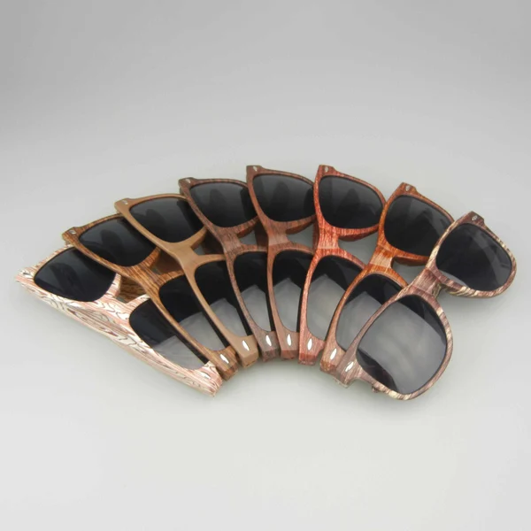 Custom Wood Grain Heat Transfer Sunglasses