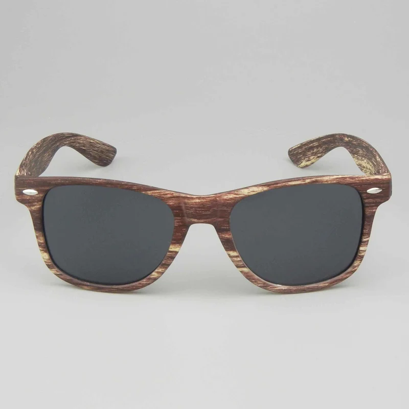 Custom Wood Grain Heat Transfer Sunglasses
