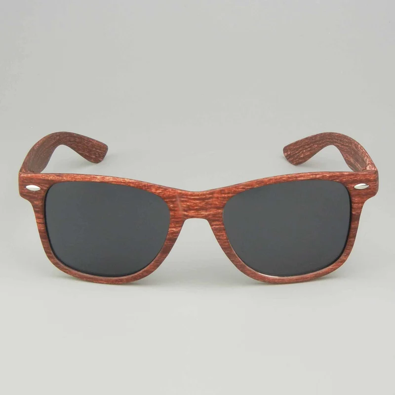 Custom Wood Grain Heat Transfer Sunglasses