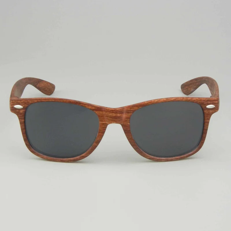 Custom Wood Grain Heat Transfer Sunglasses