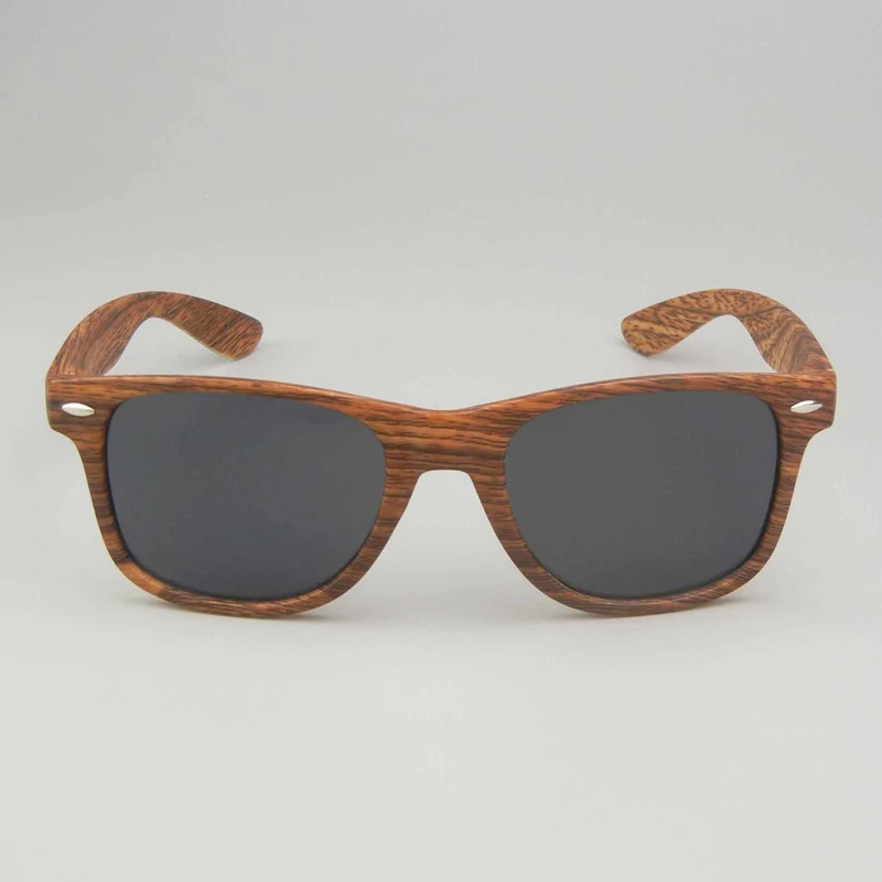 Custom Wood Grain Heat Transfer Sunglasses