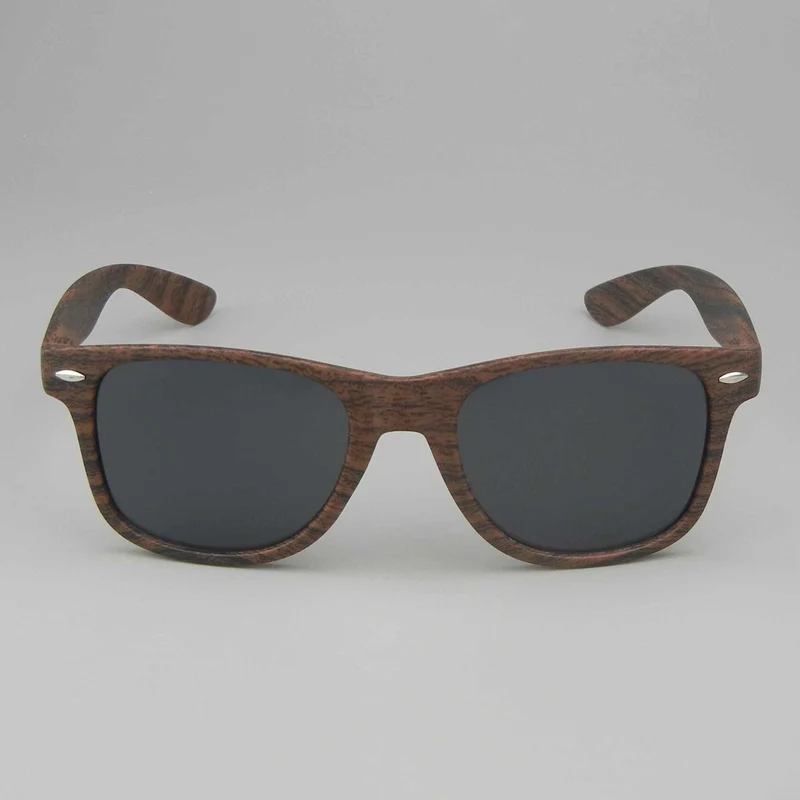 Custom Wood Grain Heat Transfer Sunglasses