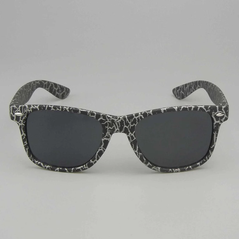 Custom Black Wood Grain Heat Transfer Sunglasses