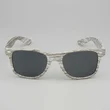 Custom Black Wood Grain Heat Transfer Sunglasses