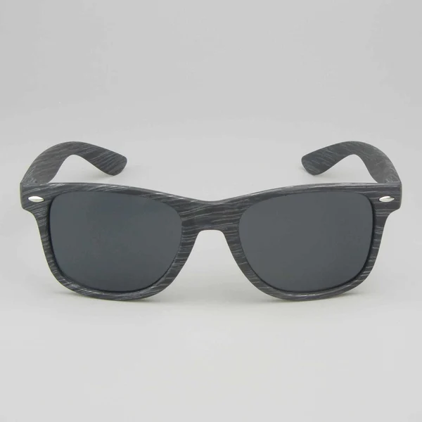 Custom Black Wood Grain Heat Transfer Sunglasses