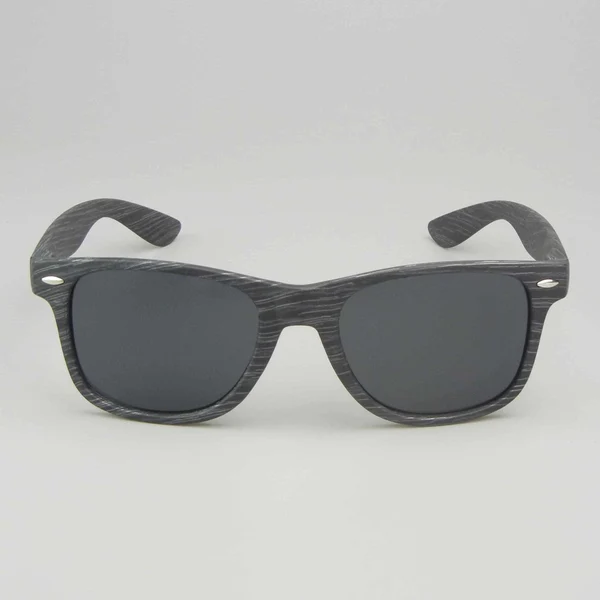 Custom Black Wood Grain Heat Transfer Sunglasses