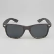 Custom Black Wood Grain Heat Transfer Sunglasses