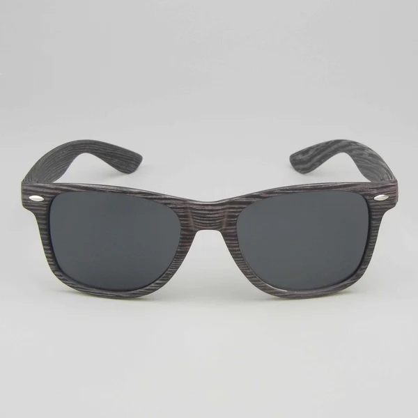 Custom Black Wood Grain Heat Transfer Sunglasses