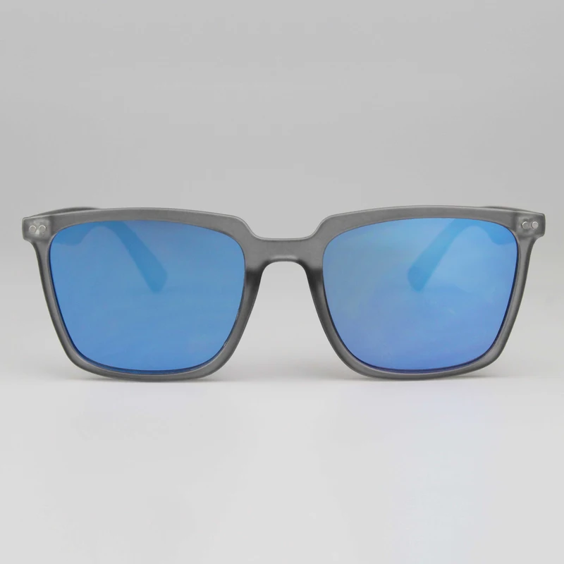 Gray Frosted Square Frame Sunglasses