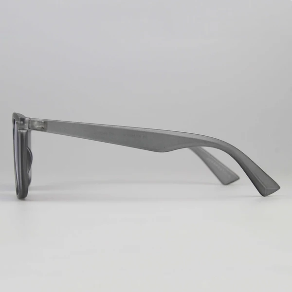 Gray Frosted Square Frame Sunglasses
