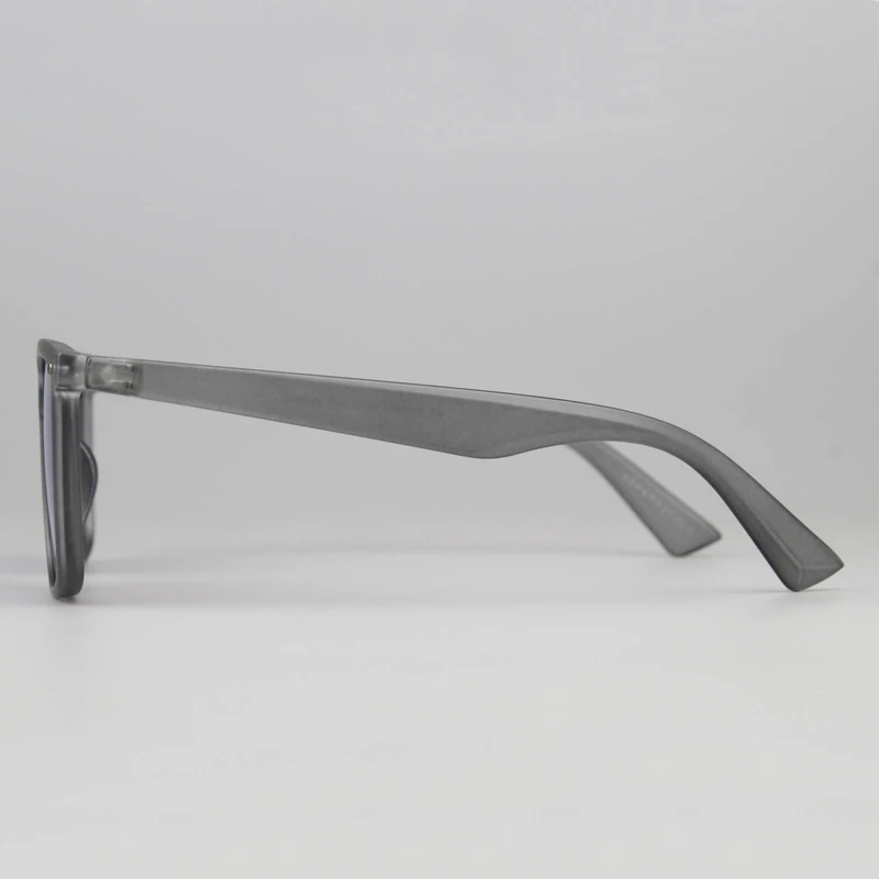 Gray Frosted Square Frame Sunglasses