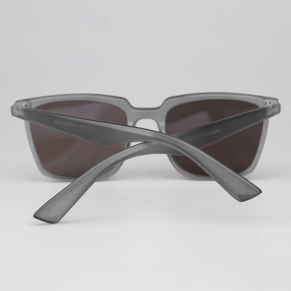 Gray Frosted Square Frame Sunglasses