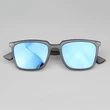Gray Frosted Square Frame Sunglasses