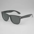 Black Classic Sunglasses With Metal Hinges
