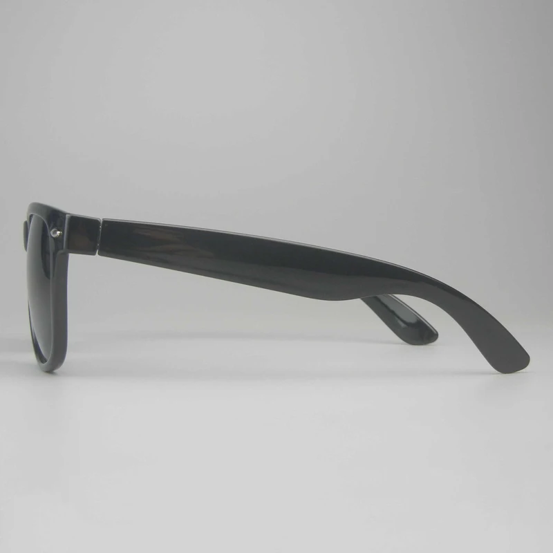 Black Classic Sunglasses With Metal Hinges