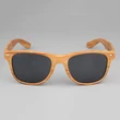Custom Yellow Wood Grain Sunglasses