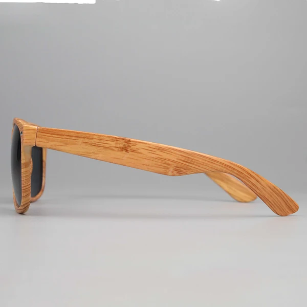 Custom Yellow Wood Grain Sunglasses