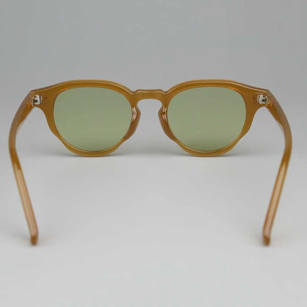 Yellow Round Frame Sunglasses