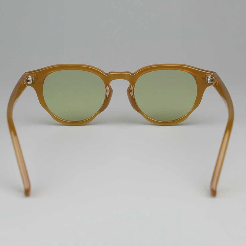 Yellow Round Frame Sunglasses