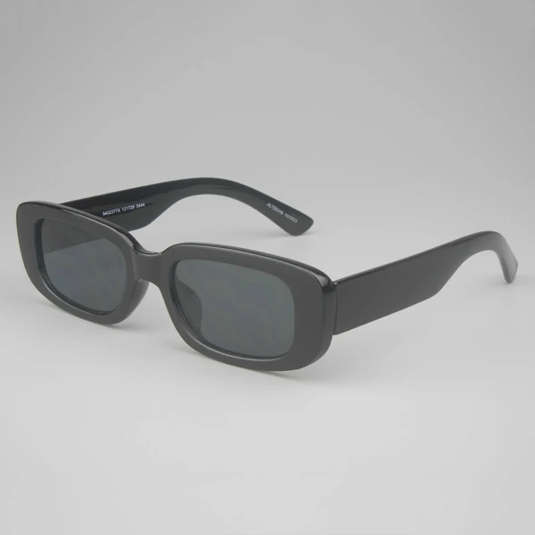Black Classic Small Square Sunglasses
