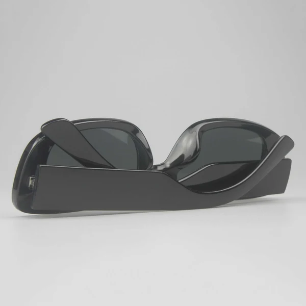 Black Classic Small Square Sunglasses