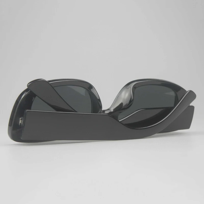 Black Classic Small Square Sunglasses
