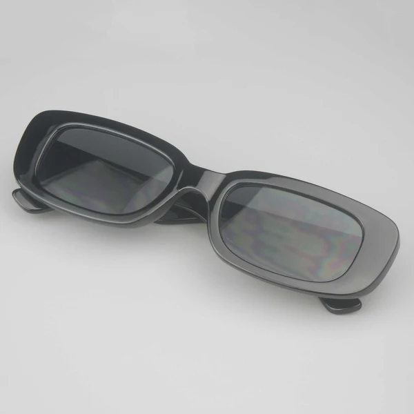 Black Classic Small Square Sunglasses